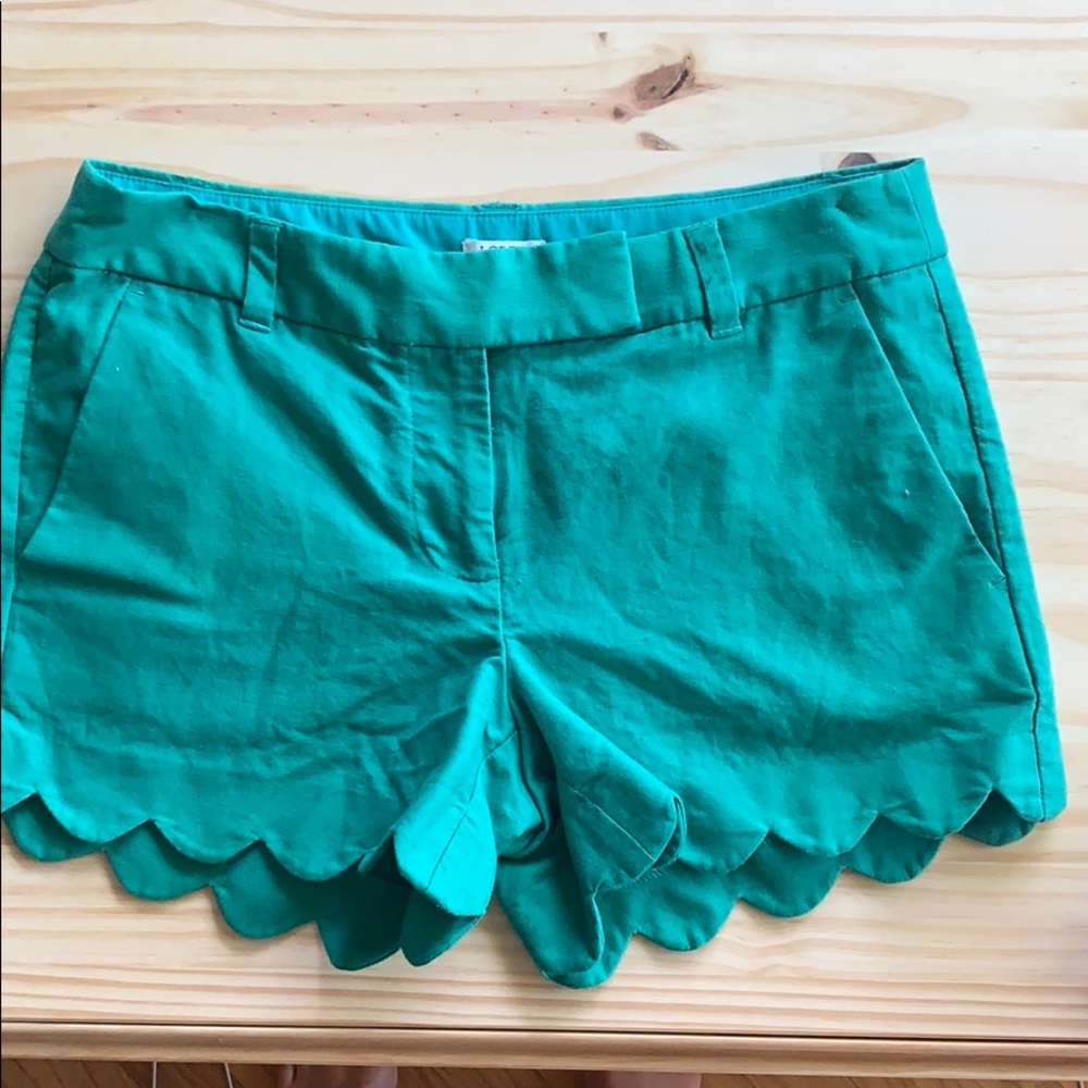 J. Crew scalloped edge short